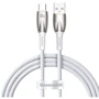 Кабель Baseus USB Cable to USB-C Glimmer Series Fast Charging 100W 1m White (CADH000402)