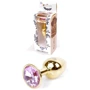 Анальная пробка BOSS of TOYS Boss Series - Jewellery Gold PLUG Rose S (BS6400018)