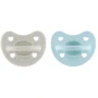 Пустушка сиконова Chicco PhysioForma Luxe 6-16 місяців блакитна 2 шт (73033.32.00) (8058664171996)
