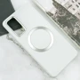 Чехол для телефонов TPU Case Bonbon Metal Style with MagSafe White for Samsung A556 Galaxy A55: Материал TPU (термополиуретан)