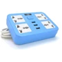 Мережевий фільтр Voltronic TВ-Т15 4 розетки 3xUSB Blue (ТВ-Т15-Blue)