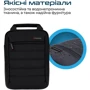Сумка для ноутбука Promate 13.3" Rebel-MB Black (rebel-mb.black): Матеріал нейлон