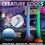Фантазийный фаллоимитатор Creature Cocks Makara Glow-in-the-Dark Snake Dildo