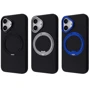 Чехол для iPhone Proove Reinforce Case with Magnetic Ring Gray for iPhone 16: Материалы Пластик и силикон