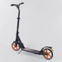 Самокат алюмінієвий Best Scooter з PU колесами, 2 аммортизаторами Black / Orange (92086): Максимальне допустиме навантаження, кг 100