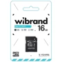 Карта пам'яті Wibrand 16Gb microSDHC Сlass 10 UHS-I U1 + adapter (WICDHU1/16GB-A): Тип карти MicroSDHC