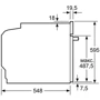 Духовой шкаф электрический Bosch HMG636NS1: Объем, л 67