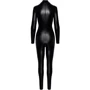 Комбинезон Noir Handmade F319 Caged wetlook catsuit with zippers and ring Black, S
