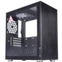 Корпус QUBE Style Black (QBC3M_WBNU3): Матеріал передній панелі алюміній