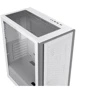 Корпус Xigmatek LUX S Arctic White (EN48298): Материал передней панели пластик и металл