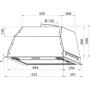 Витяжка Minola HBI 5722 I 1200 LED: Тип фільтра повітря Рециркуляція, Відведення
