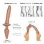 Анальная пробка с дилдо Strap-On-Me Switch Plug-In Realistic Dildo Caramel - S