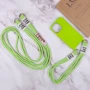 Чехол для iPhone TPU Case two straps California Light Green for iPhone 12 Pro Max фото 5