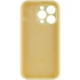 Чехол для iPhone Mobile Case Silicone Case Full Camera Protective Mellow Yellow for iPhone 15 Pro Max: Тип чехла накладка на заднюю часть