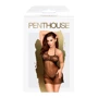 Эротический пеньюар и трусики Penthouse ALL YOURS (черный, S/M)