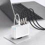Зарядное устройство Baseus Wall Charger GaN2 2xUSB-C+2хUSB 100W White with USB-C Cable (CCGAN2P-L02): Количество USB-портов 4