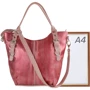 Женская сумка тоут Laskara красная (LK-10244-red): Тип ручки Длинная ручка, Плечевой ремень, С двумя ручками, Со съемным ремнем