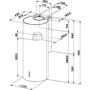 Витяжка Faber Cylindra Plus Bk Matt A37 (335.0606.998): Тип фільтра повітря Рециркуляція, Відведення