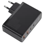 Зарядное устройство Baseus Wall Charger GaN2 2xUSB-C+2хUSB 100W Black with USB-C Cable (CCGAN2P-L01): Сила тока 2.4А и более