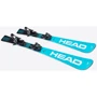 Лыжи HEAD (314143) WC e.Race Team SW JRS bk/bl + крепление (100922) JRS 7.5 GW CA BR.78[H] 2024 120см
