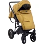 Коляска 2 в 1 Bair Crystal 100% кожа BC-40 золото перламутр — черный (624449): Материал колес полиуретан