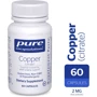 Pure Encapsulations Copper (citrate) 60 caps Медь (цитрат) (PE-00456)