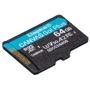Карта пам'яті Kingston 64GB microSDXC class 10 UHS-I U3 A2 Canvas Go Plus (SDCG3/64GBSP): Тип карти MicroSDXC