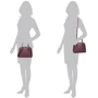 Жіноча сумка-купол Furla Code S Dome бордова (1055702): Фактура матова, Зерниста
