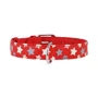 Ошейник Collar Glamour с узором Звездочка Светящийся 30-39 см 20 мм красный (4823089301266)