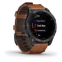 Смарт-часы Garmin Epix (Gen 2) Sapphire Black Titanium with Chestnut Leather Band (010-02582-30): Тип гаджета Взрослые смарт часы