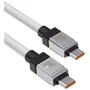 Кабель Baseus Cable USB-C to USB-C CoolPlay Series 100W 2m White (CAKW000302) фото 4