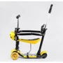 Самокат Best Scooter із захисним бампером жовтий (22044): Кількість коліс 3