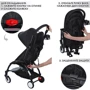 Візок Bambi Yoga M 3548-2-2 Чорний горох: Тип коляски прогулочная
