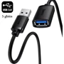 Кабель Baseus USB Cable to USB F AirJoy Series Extension 5m Cluster Black (B00631103111-05) фото 7
