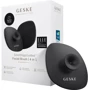 Щітка для обличчя GESKE Facial Brush 4 в 1 Gray з утримувачем (GK000038GY01)