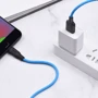 Кабель Hoco USB Cable to MicroUSB X21 2.4A 1m Blue/Black фото 3