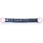 Двойной фаллоимитатор Boss Series: Flexible Double Dong Black, BS6700089