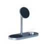 Зарядний пристрій WIWU Wireless Charger Stand Power Air X23 15W Gray for iPhone 16 I 15 I 14 I 13 I 12 series, Apple Watch and Apple AirPods: Кабель в комплекті USB-C