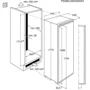 Встраиваемая морозильная камера AEG AGN 71800 F0: Размеры (ШxГxВ) 54x54.9x177.3 см
