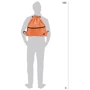 Рюкзак Рюкзак-мешок Arena RIPSTOP RUCKSACK оранжевый черный Уни 42х40 см (006427-140): Объем 45 л