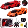 Машинка на радиоуправлении Lamborghini JiaxingYuan 8819-3A, педали+руль (Оранжевый)