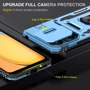 Чохол для телефона Mobile Case Camshield Army Ring Light Blue для Xiaomi Redmi 13C / Poco C65: Тип накладка на заднюю часть