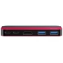 Адаптер Baseus Adapter Dual USB-C to 2xUSB-C + 2xUSB + HDM Red (CAHUB-TS09): Додаткові роз'єми HDMI, USB OTG, USB-C