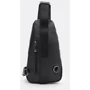 Мужская сумка-слинг Borsa Leather черная (K13295bl-black): Тип Сумки