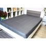 Простирадло LightHouse Mf Stripe Graphite страйп-мікрофібра на гумці 90х200+25см (2200000605023): Розмір простирадла, см 90x200