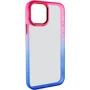 Чехол для iPhone TPU Case TPU+PC Fresh Sip Blue/Pink for iPhone 14 Plus