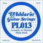 Струна для гітар Струна D`ADDARIO PL013 Plain Steel 013: Тип Струна