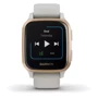 Смарт-часы Garmin Venu SQ Music Edition Light Sand/Rose Gold (010-02426-11): Фитнес-функции Пульсоксиметр, GPS-модуль, Шагомер, Пульсометр, Секундомер, Подсчет калорий, Скорость движения