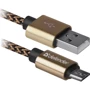Кабель Defender USB Cable to microUSB 1m Golden (87800)