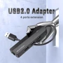 Адаптер Vention Adapter USB to 3хUSB2.0+RJ45 Black (CHPBB) фото 3